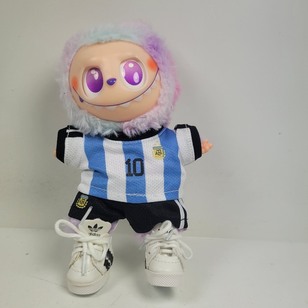 Addidas Soccer Jersey Shorts And Sneakers. Doll Not Included